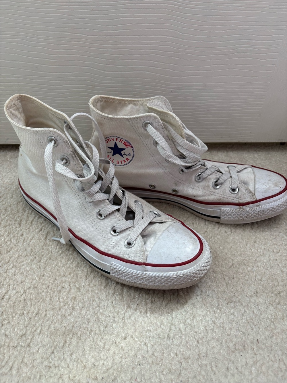 Converse White High Top Sneakers